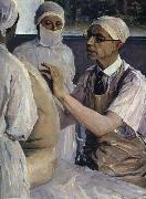 Nesterov Nikolai Stepanovich The Doc. in Surgery oil painting artist